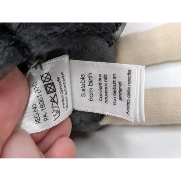 Jellycat Dark Goth Fairy Fae Plush Stuffed Animal Doll Retired Emo 14" FLAWS - Picture 8 of 11